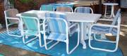 PVC Outdeer dining suite