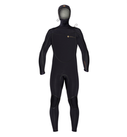 ADELIO CONNOR 5/4 DELUXE HOODED BLACK STEAMER WETSUIT